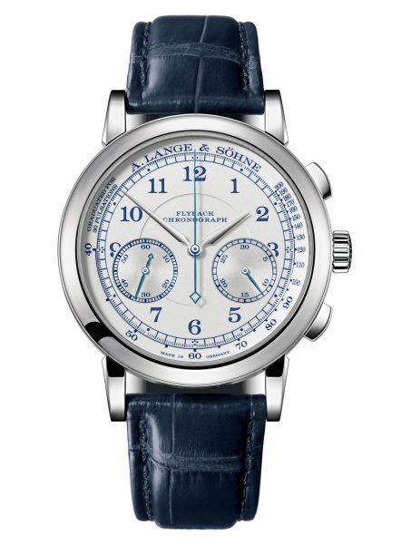 A.Lange & Söhne 1815 414.026 Fake Chronograph Watches With Blue Leather Straps For UK Sale