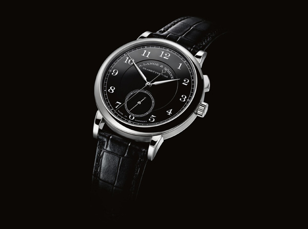 UK Embodiment Of Walter Lange’s Belief-Black Leather Straps A. Lange & Söhne 1815 Fake Watches