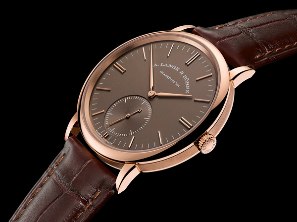 A. Lange & Söhne Saxonia fake watches with grey dials are low-file.