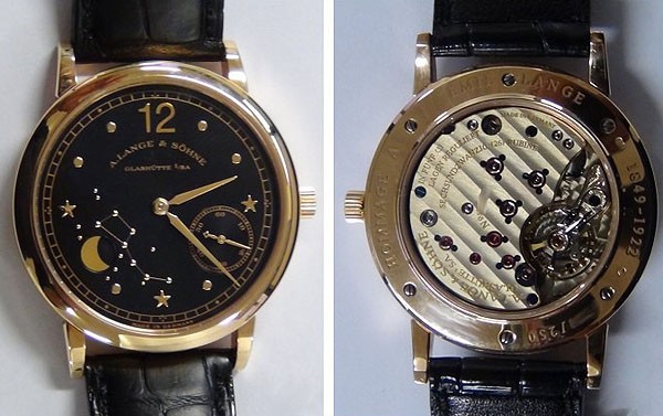 With moon and star in the black dials fake watches, they are quite shining.