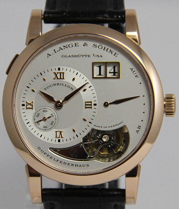 A. Lange & Söhne Lange 1 replica watches with white dials are accurate.