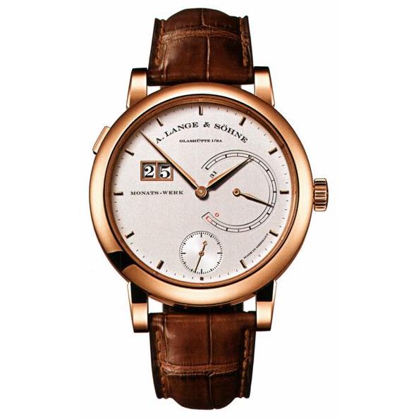 The 18k rose gold fake watches have silvery dials.