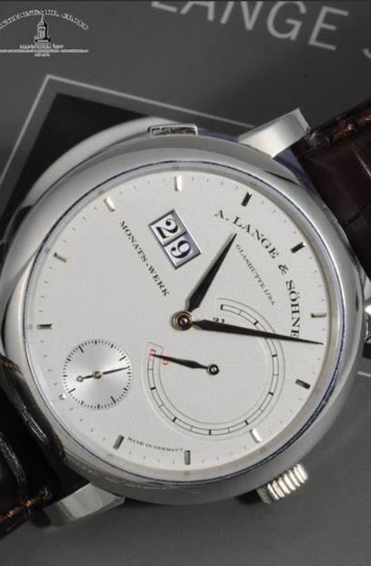 The platinum copy watches have silvery dials.