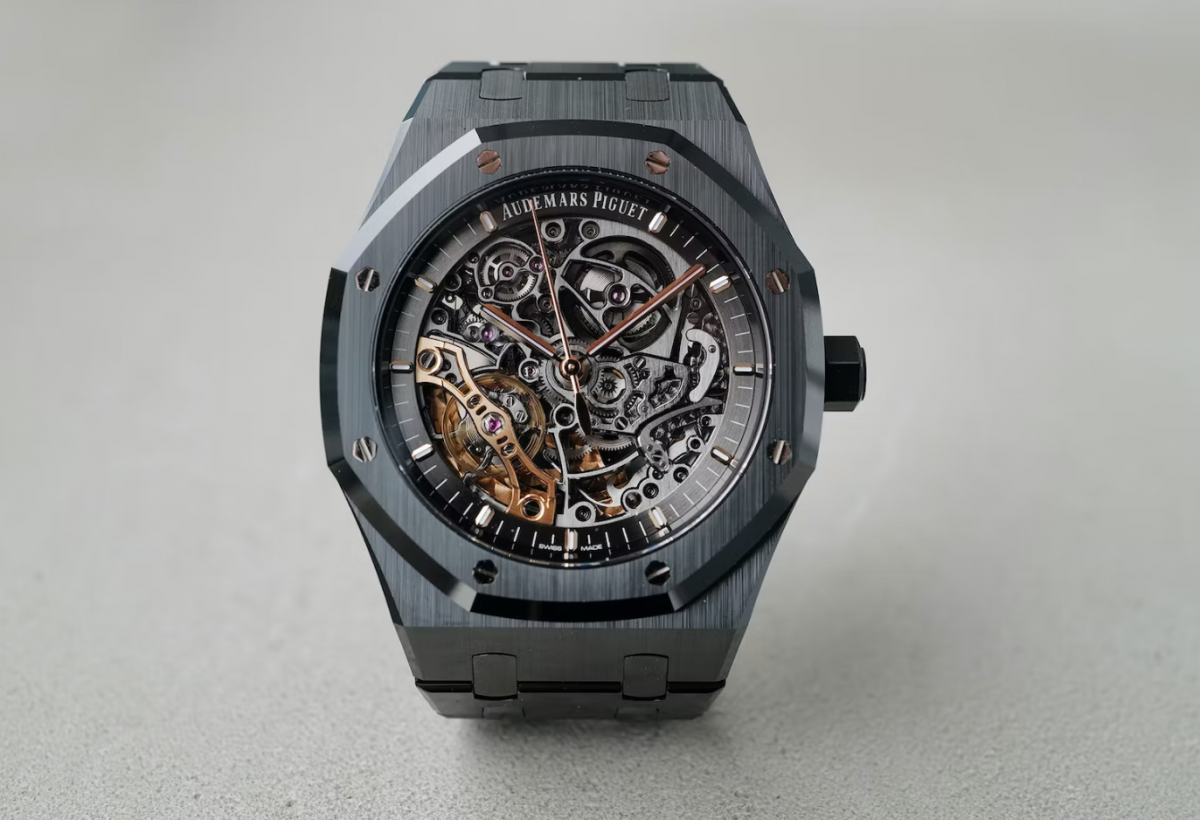 LeBron James Wears An Openworked Black Ceramic UK AAA Fake Audemars Piguet Royal Oak After Breaking The NBA Scoring Record