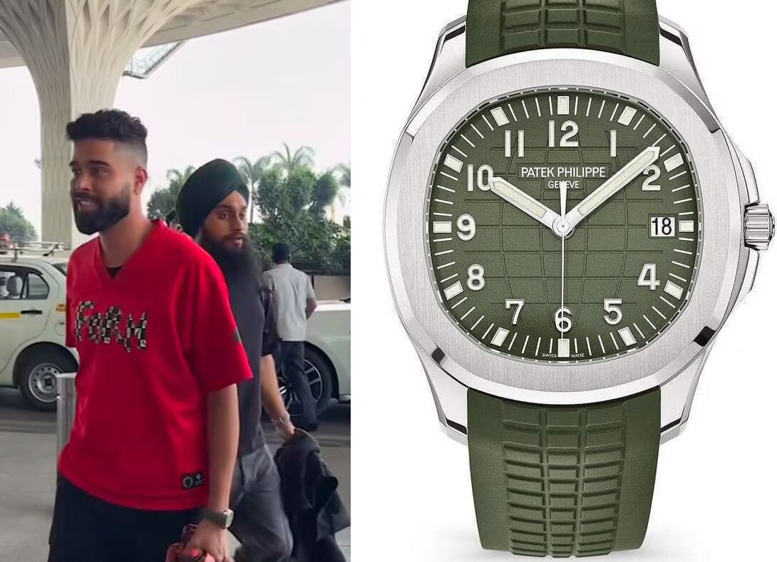 AP Dhillon Wore UK Shop Replica Patek Philippe Watches At Mumbai Airport